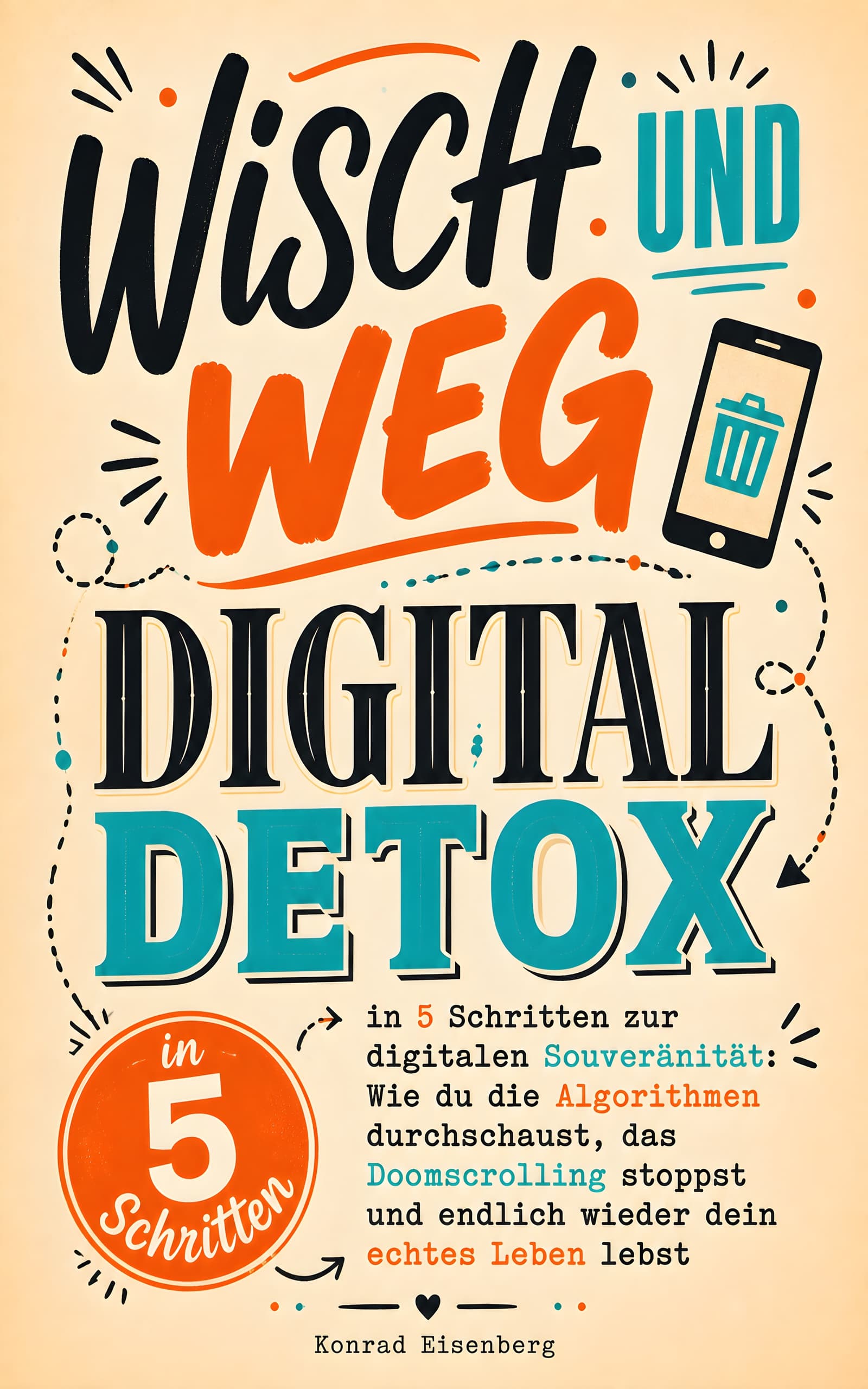 Fertiges Buchcover des Titels Digitale Entgiftung